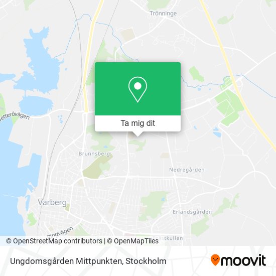 Ungdomsgården Mittpunkten karta