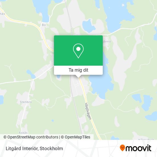 Litgård Interiör karta