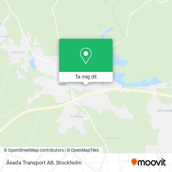 Åseda Transport AB karta