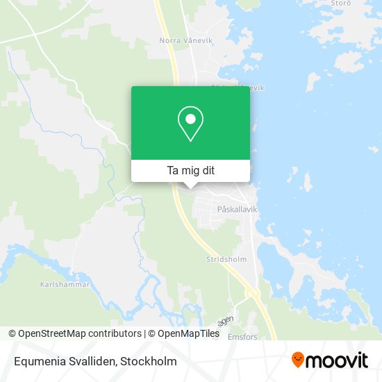 Equmenia Svalliden karta