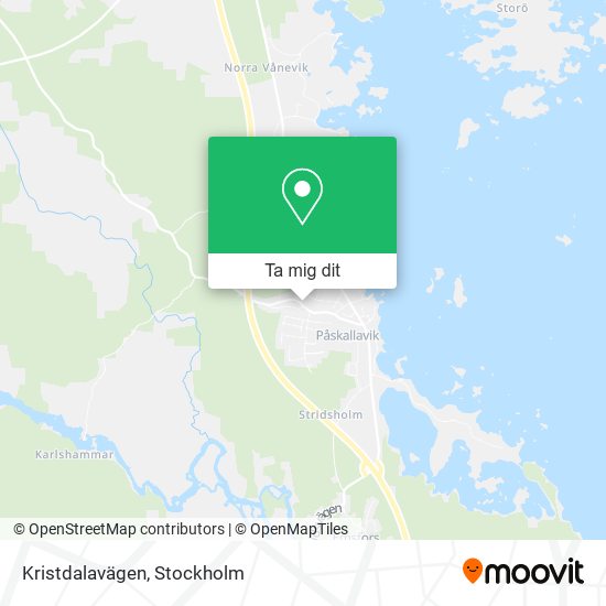 Kristdalavägen karta