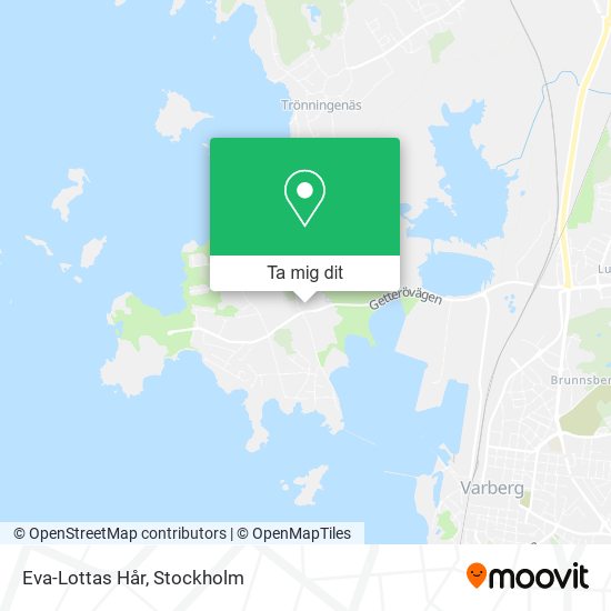 Eva-Lottas Hår karta