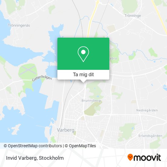 Invid Varberg karta