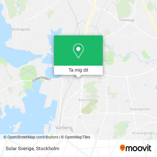 Solar Sverige karta