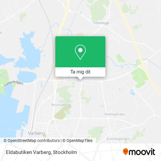 Eldabutiken Varberg karta