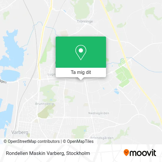 Rondellen Maskin Varberg karta