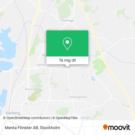 Menta Fönster AB karta