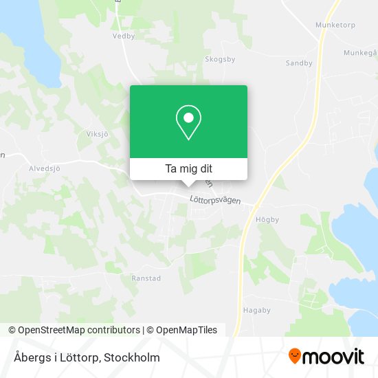 Åbergs i Löttorp karta
