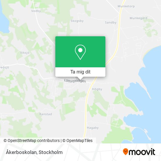 Åkerboskolan karta