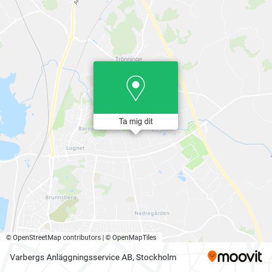 Varbergs Anläggningsservice AB karta