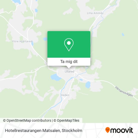 Hotellrestaurangen Matsalen karta