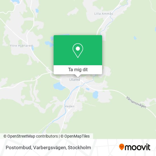 Postombud, Varbergsvägen karta