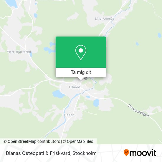 Dianas Osteopati & Friskvård karta
