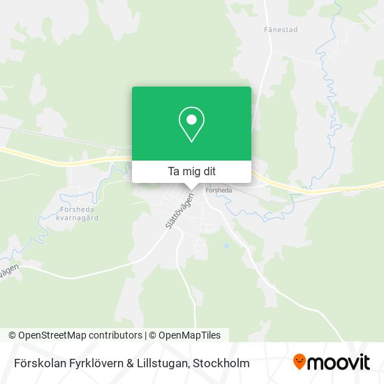 Förskolan Fyrklövern & Lillstugan karta