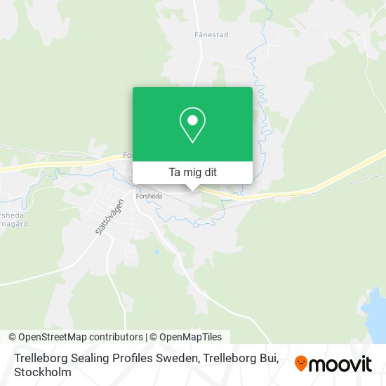 Trelleborg Sealing Profiles Sweden, Trelleborg Bui karta