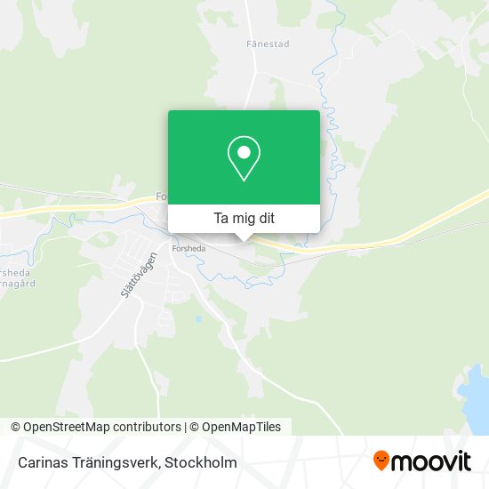 Carinas Träningsverk karta