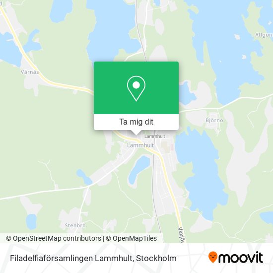 Filadelfiaförsamlingen Lammhult karta