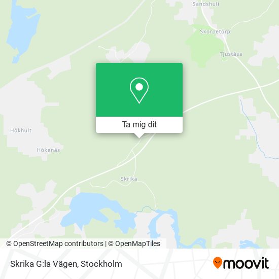 Skrika G:la Vägen karta