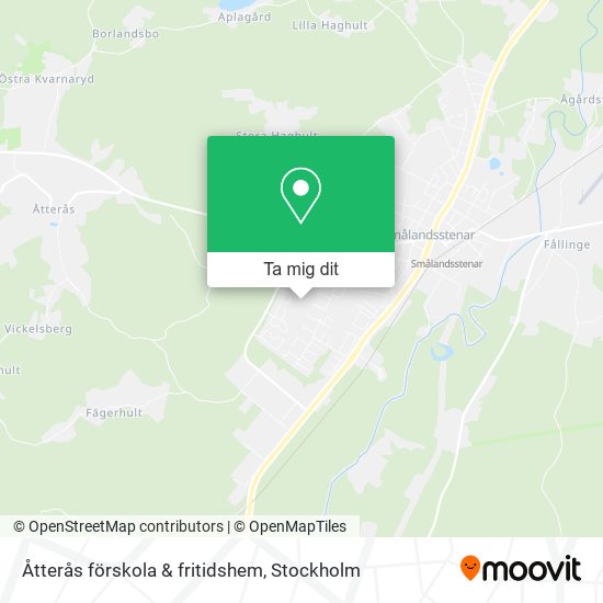 Åtterås förskola & fritidshem karta