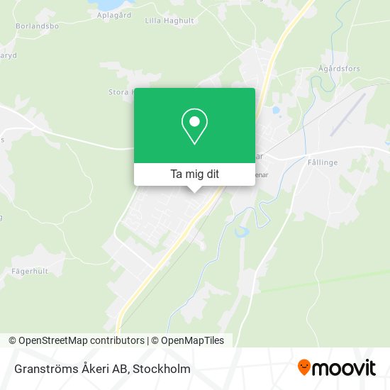 Granströms Åkeri AB karta