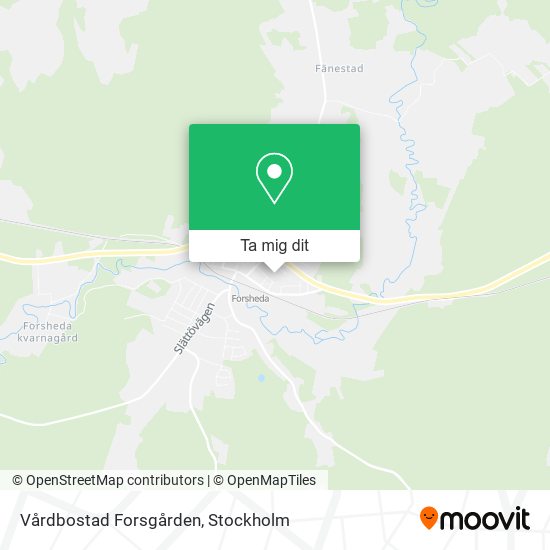 Vårdbostad Forsgården karta