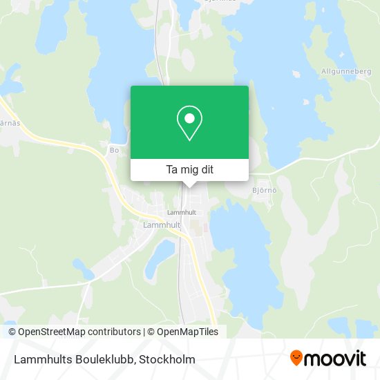 Lammhults Bouleklubb karta