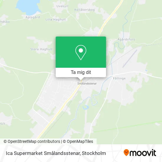 Ica Supermarket Smålandsstenar karta
