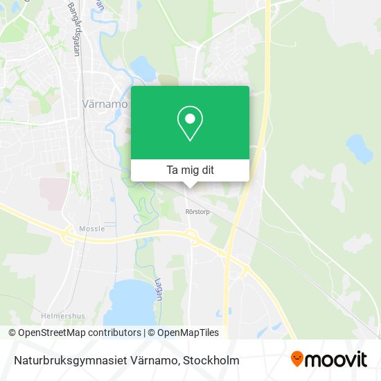 Naturbruksgymnasiet Värnamo karta