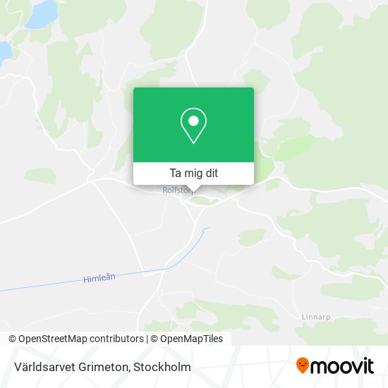 Världsarvet Grimeton karta