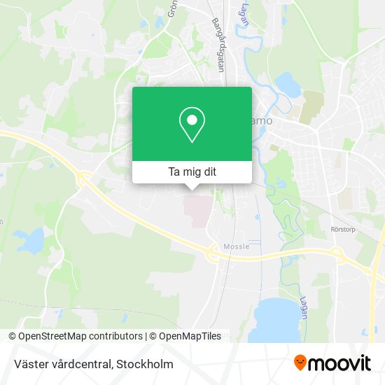 Väster vårdcentral karta