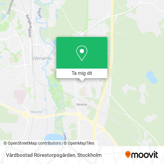 Vårdbostad Rörestorpsgården karta