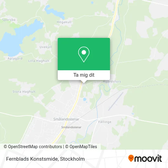 Fernblads Konstsmide karta