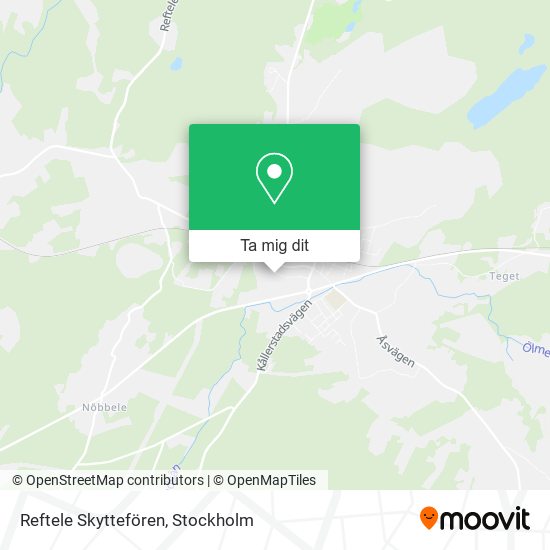 Reftele Skyttefören karta