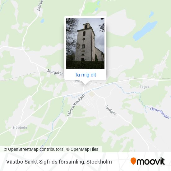 Västbo Sankt Sigfrids församling karta