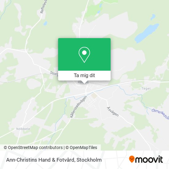 Ann-Christins Hand & Fotvård karta