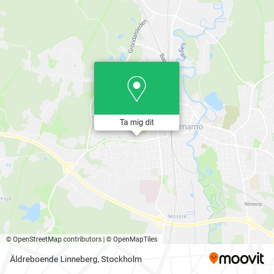 Äldreboende Linneberg karta