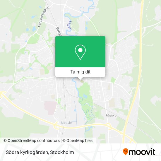 Södra kyrkogården karta