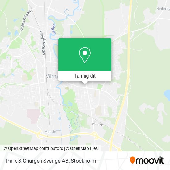 Park & Charge i Sverige AB karta