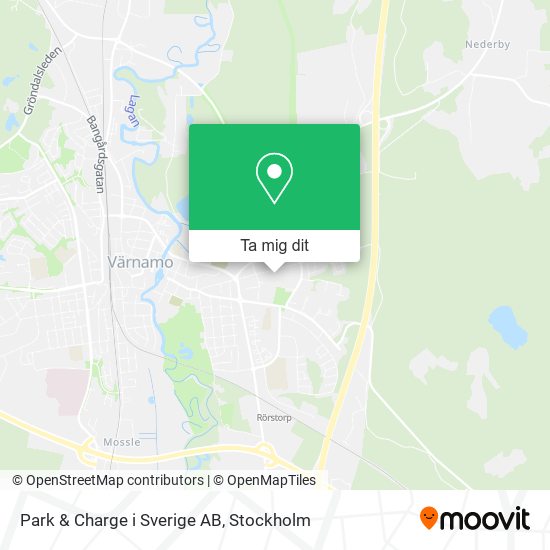 Park & Charge i Sverige AB karta