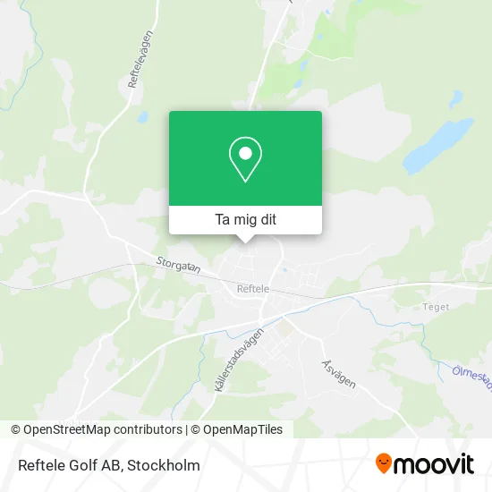 Reftele Golf AB karta