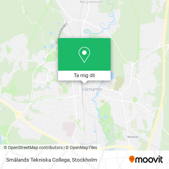 Smålands Tekniska College karta