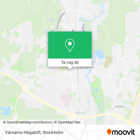 Värnamo Högaloft karta