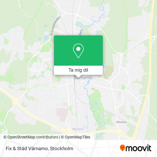Fix & Städ Värnamo karta