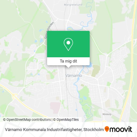 Värnamo Kommunala Industrifastigheter karta