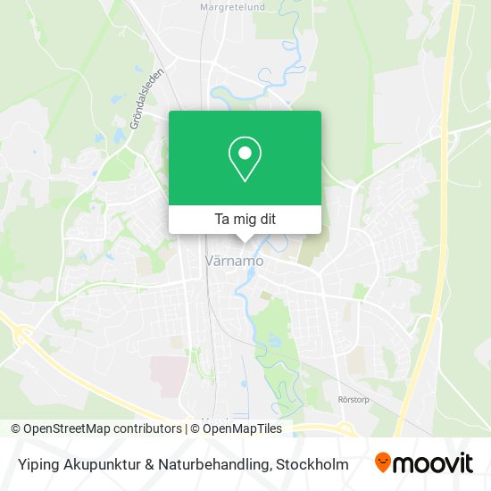 Yiping Akupunktur & Naturbehandling karta