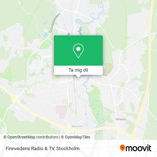 Finnvedens Radio & TV karta