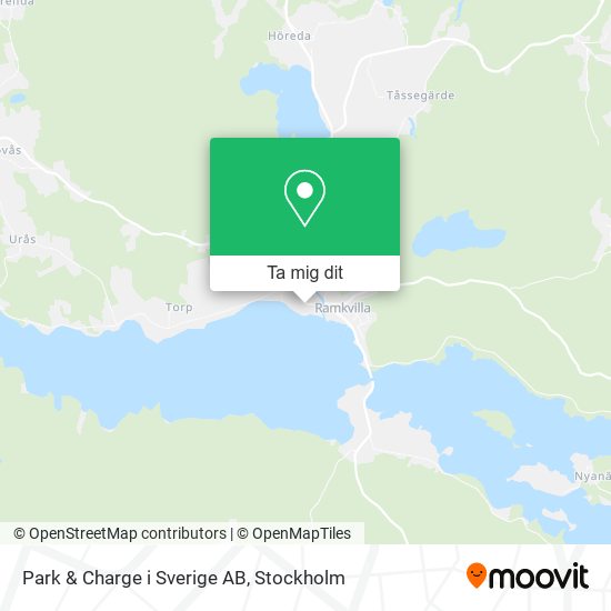 Park & Charge i Sverige AB karta