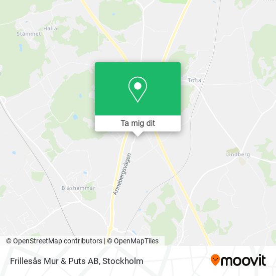 Frillesås Mur & Puts AB karta