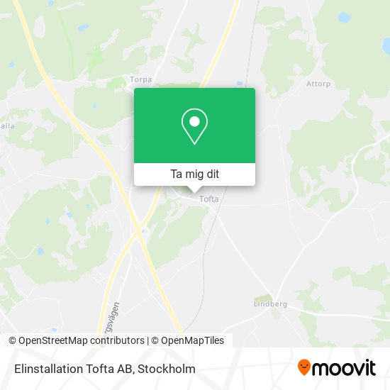 Elinstallation Tofta AB karta