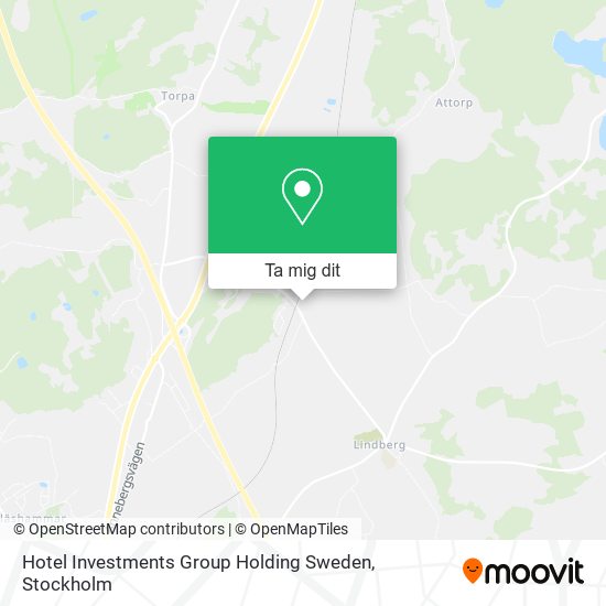 Hotel Investments Group Holding Sweden karta